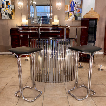 Rare bar comptoir en metal... 2