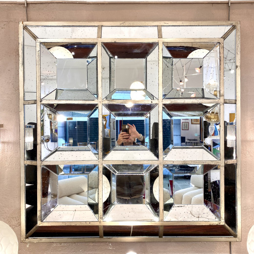 Miroir design à facettes