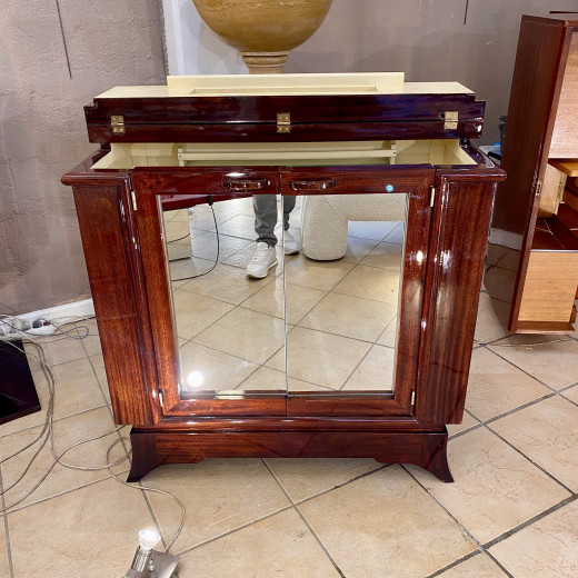 meuble bar en acajou de cuba d'époque...