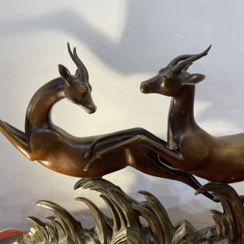 bronze ¨les gazelles¨signé... 2