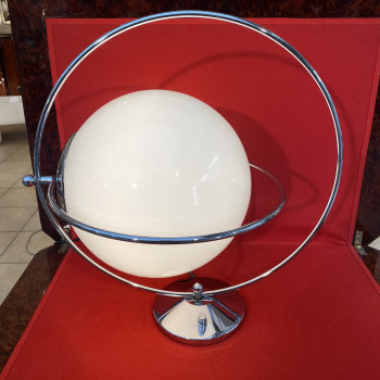 lampe sur pied en chrome... 2