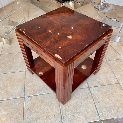 très belle table basse a tirettes en...