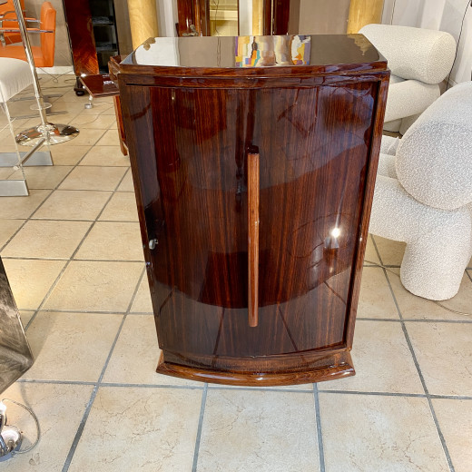 meuble bar pivotant  en Palissandre...