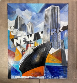 Huile sur toile de Daniel...