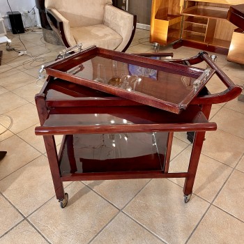 desserte roulante en Acajou... 2