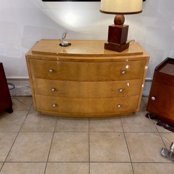 commode en bouleau de...