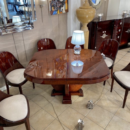 Grande Salle à Manger Art Déco Pour Poupée - Jouet Ancien - Hauteur 44 Cm